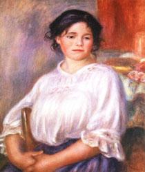 Auguste renoir Seated Young Girl Spain oil painting art